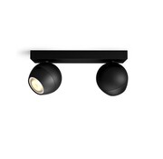 Philips Hue Buckram 2-Spot opbouwspot White Ambiance Zwart