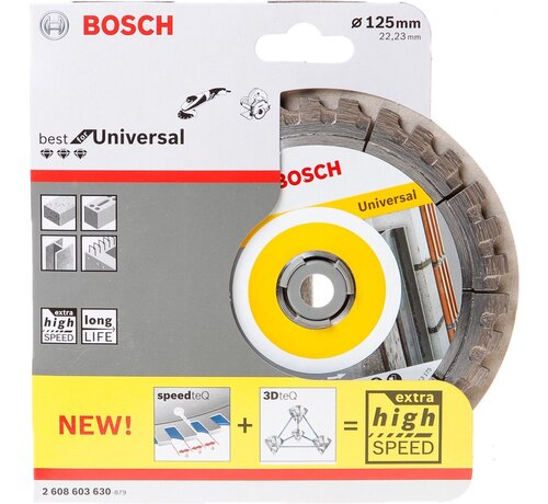 Bosch Diamantdoorslijpschijf Best for Universal 125 x 22,23