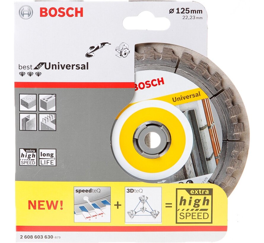 Bosch Diamantdoorslijpschijf Best for Universal 125 x 22,23