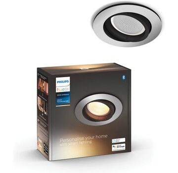 Philips Hue Milliskin Recessed Inbouwspot Aluminium