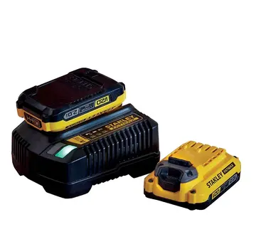 Stanley Fatmax 2x 18 V. 2.0 AH en lader