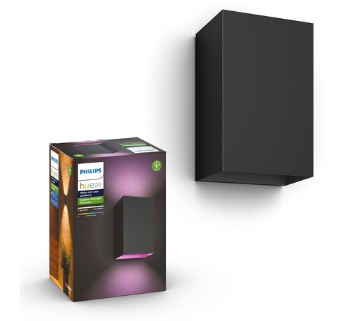Philips Hue Resonate muurlamp White and Color zwart