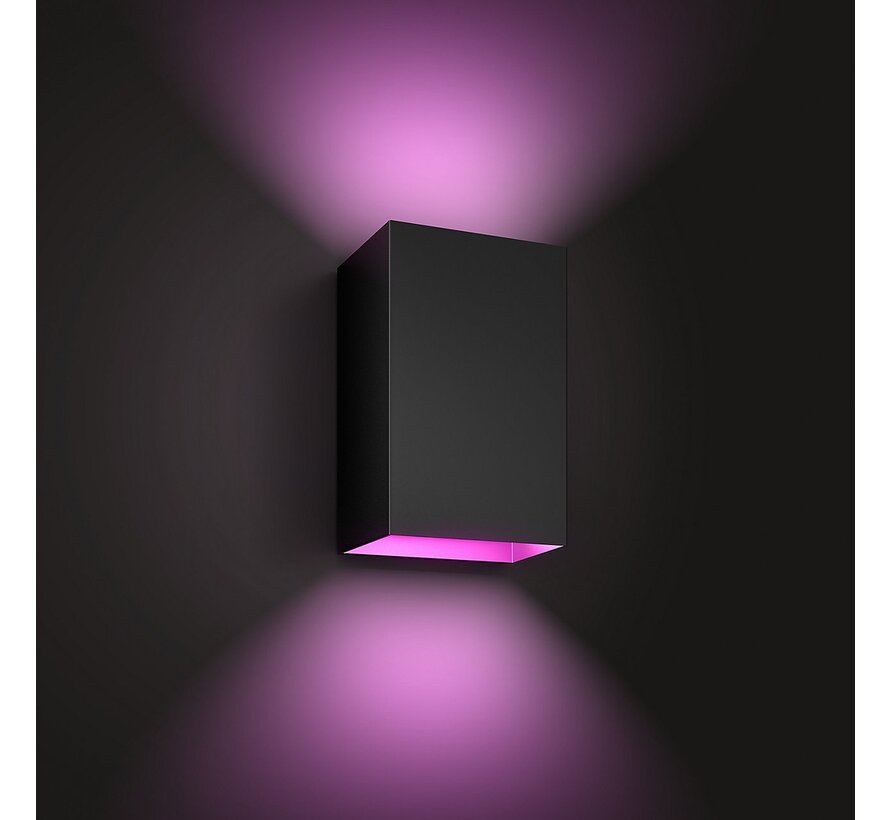 Philips Hue Resonate muurlamp White and Color zwart