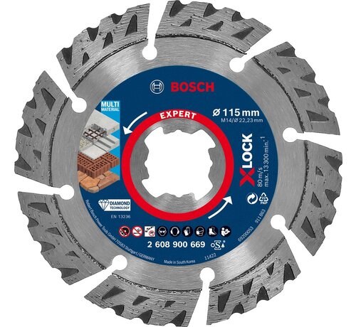 Bosch Diamandschijf Best for Universal + Metal diameter 115 x asgat 22.2mm