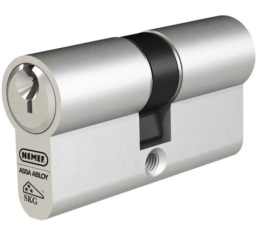 NEMEF Veiligheidscilinder 132/9P met patent SKG*** 30-30 mm, 2 stuks