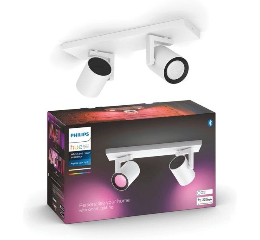 Philips Hue opbouwspot Argenta wit White and Color Ambiance