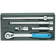 GEDORE 1500 ES-1993U-20 Toebehorenset voor 1/2" Dopsleutels – 20-delig 1550756