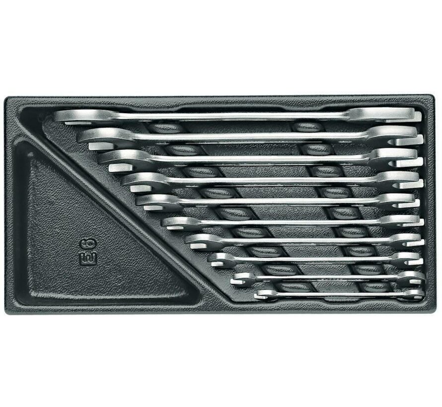 GEDORE 1500 ES-6 Steeksleutelset – 10-delig | 6621000