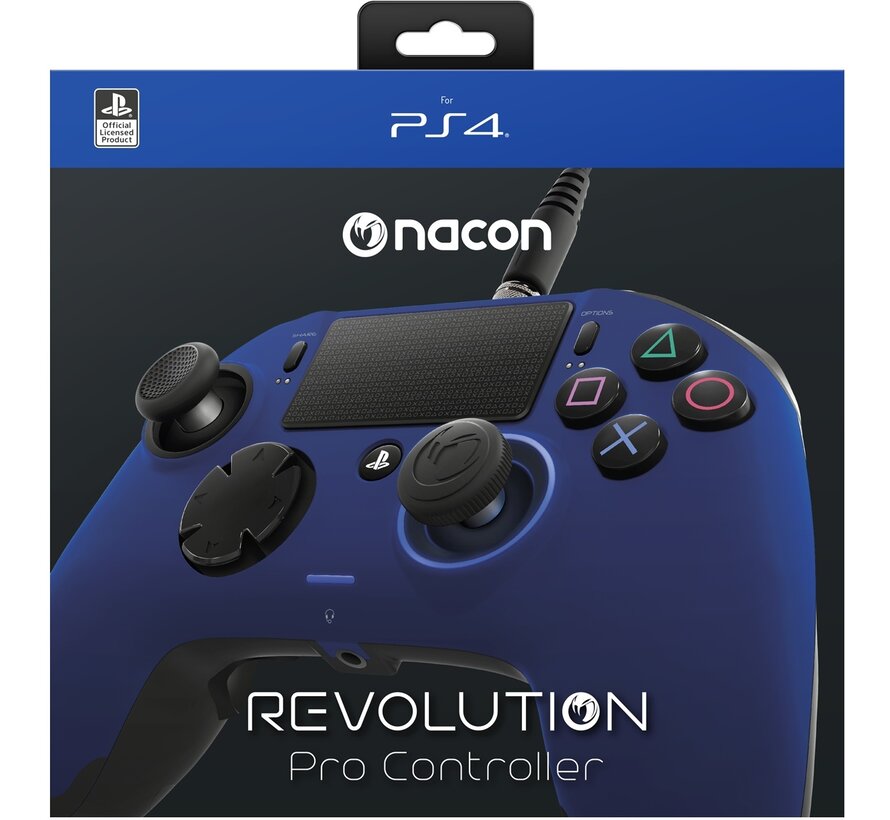 Nacon Controller Revolution Pro voor PS4 Blauw