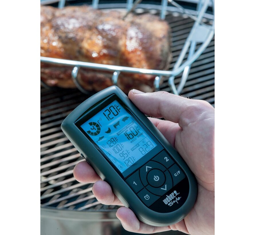Weber 6741 Style – Draadloze Vleesthermometer met Dubbele Sensor