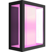 Philips Hue Impress muurlamp White and Color zwart breed