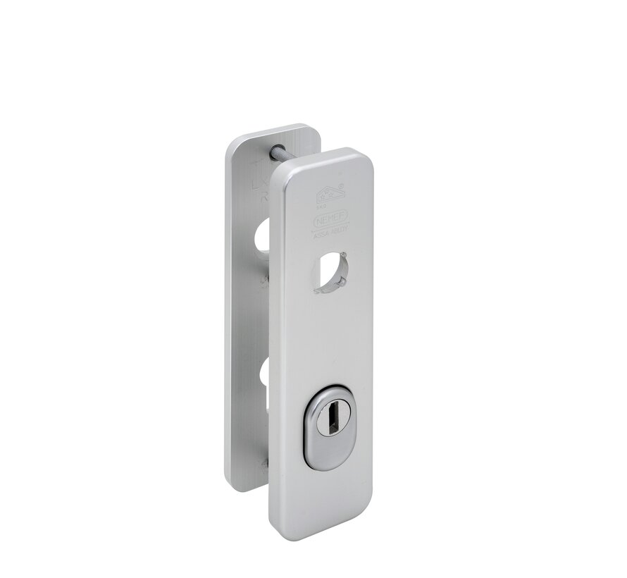 NEMEF Hollands Design Deurschild Afgerond Anti-kerntrek SKG 3-sterren 3701-72mm