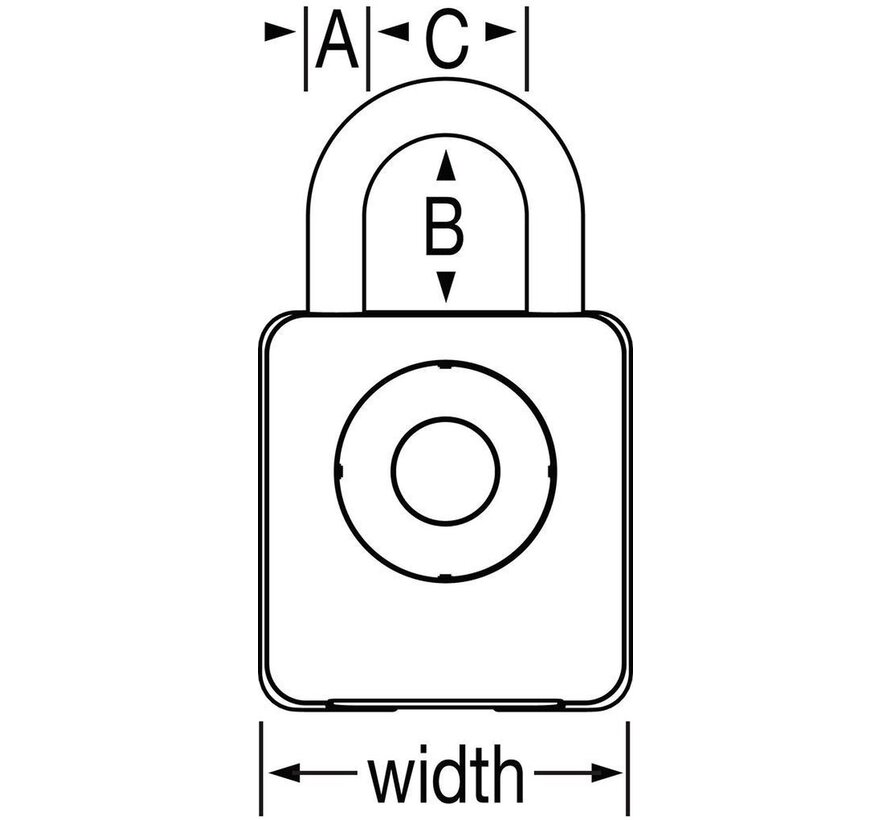 Master Lock 4401 EURDLH BT Bluetooth hangslot