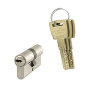 Nemef veiligheidscilinder NF4 met keersleutel 30/30 mm SKG 3-sterren