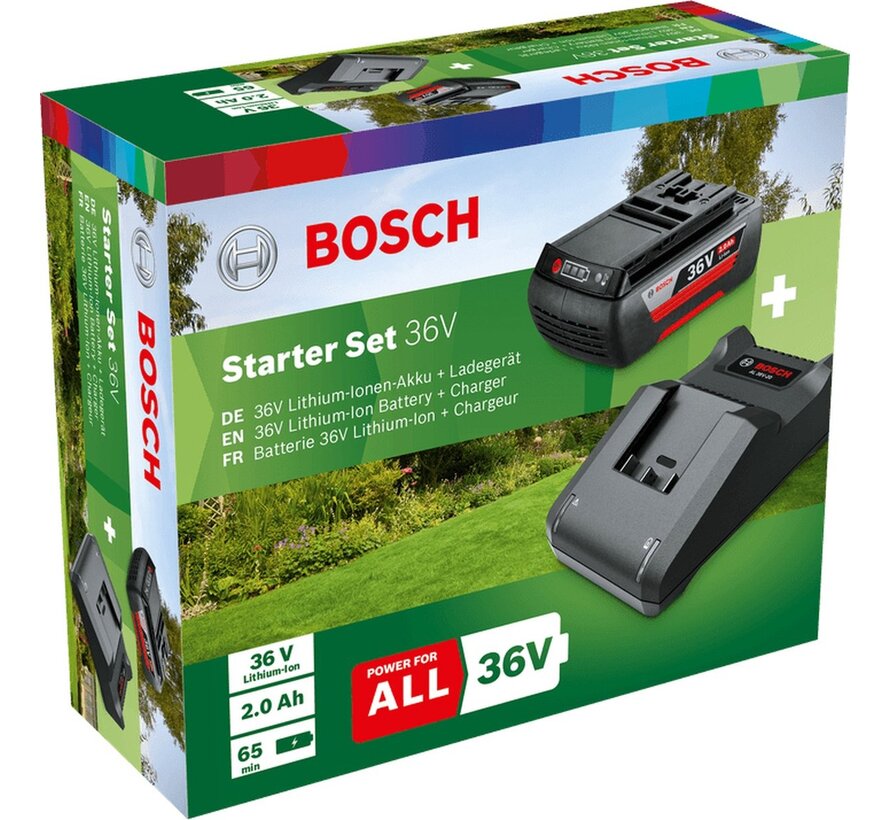 Bosch Accessoires Starter Set 36V | GBA 36V 2.0Ah + AL 36V-20