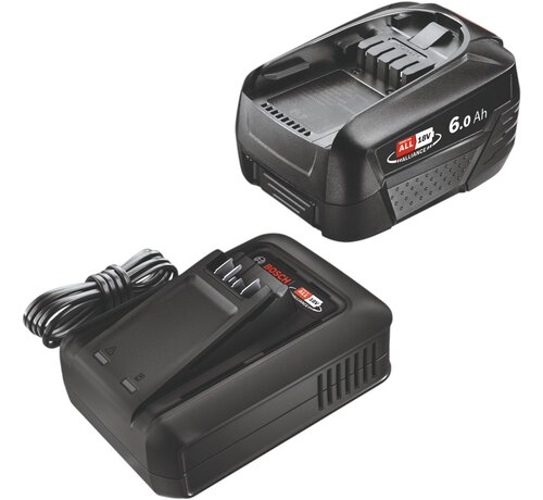 Bosch Bosch 18V Starter Set – 1× 6.0Ah accu + AL 18-44 snellader (POWER FOR ALL)