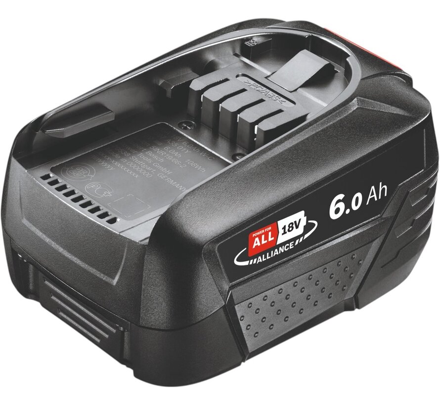 Bosch 18V Starter Set – 1× 6.0Ah accu + AL 18-44 snellader (POWER FOR ALL)