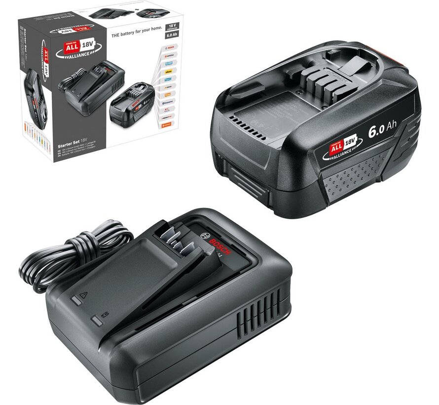 Bosch Groen Starter Set 18V 1x 18V 6.0Ah + AL18-44