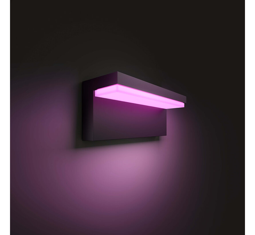 Philips Hue Nyro muurlamp White and Color zwart
