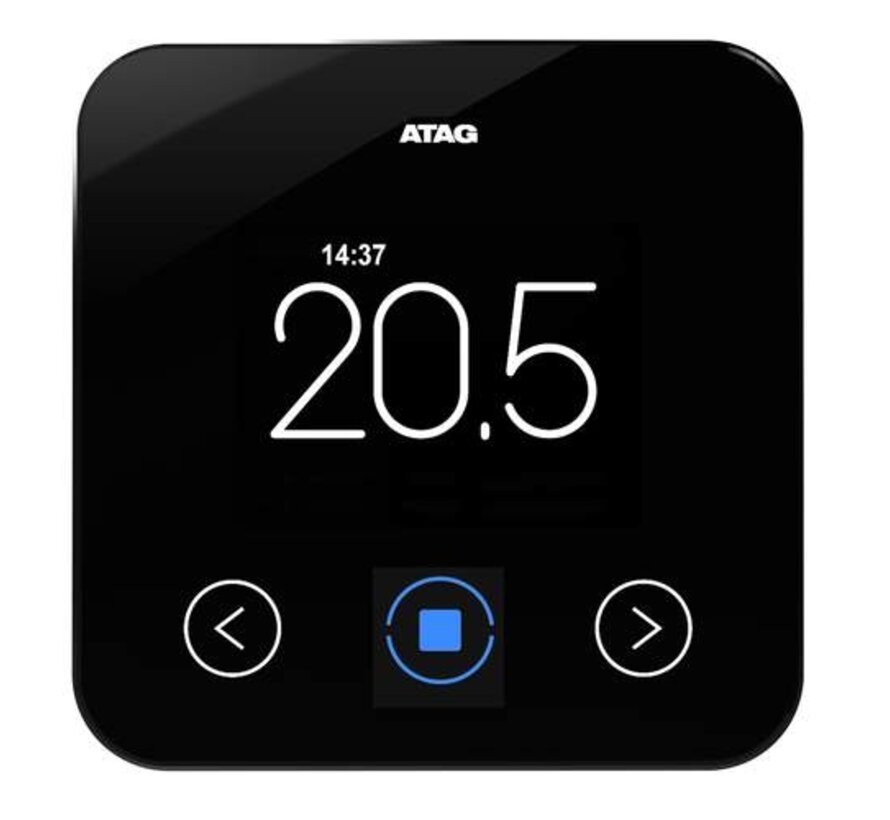 ATAG One Zone slimme thermostaat Zwart