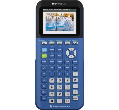 Texas Instruments TI 84 Plus CE-T Grafische rekenmachine Blauw - Tweedehands