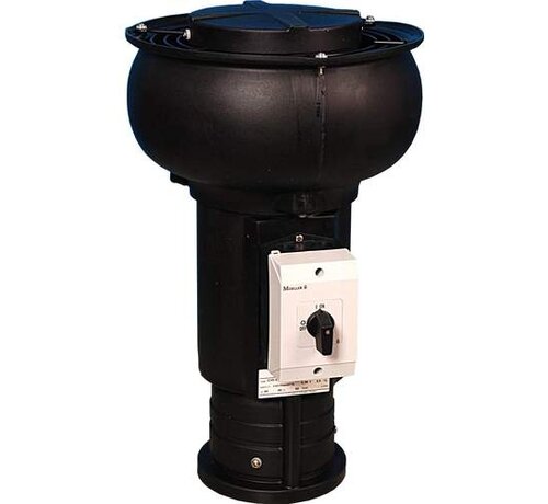 Itho Daalderop CVD-S ECO pijpdak ventilator met vochtsensor en werkschakelaar Ø125 mm