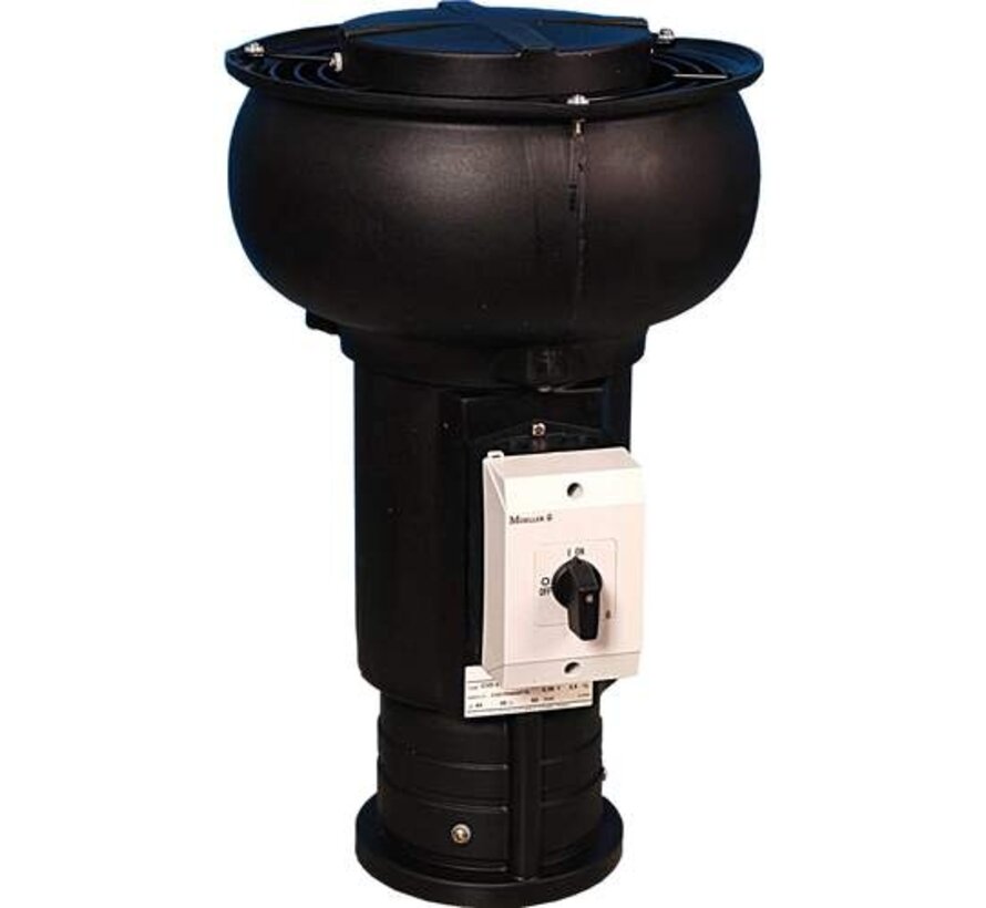 Itho Daalderop CVD-S ECO pijpdak ventilator met vochtsensor en werkschakelaar Ø125 mm