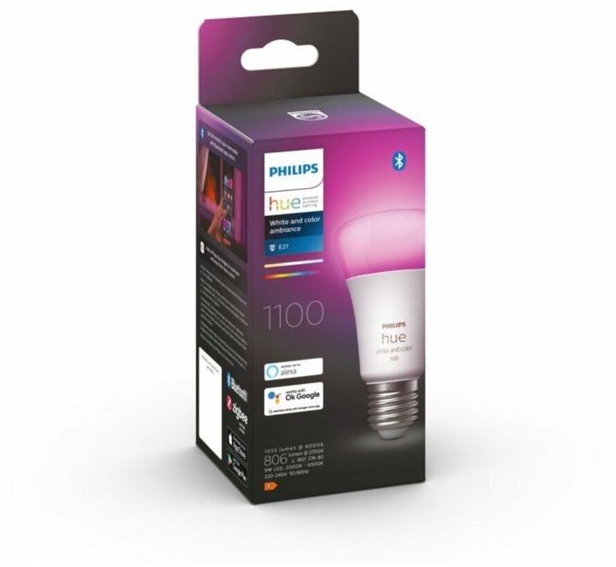 Philips Hue White en Color Ambiance 1100 Lumen Bluetooth (1-pack)