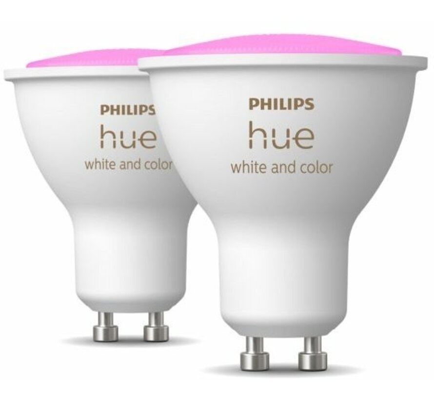 Philips Hue White en Color Ambiance GU10 4.3W (2-pack)