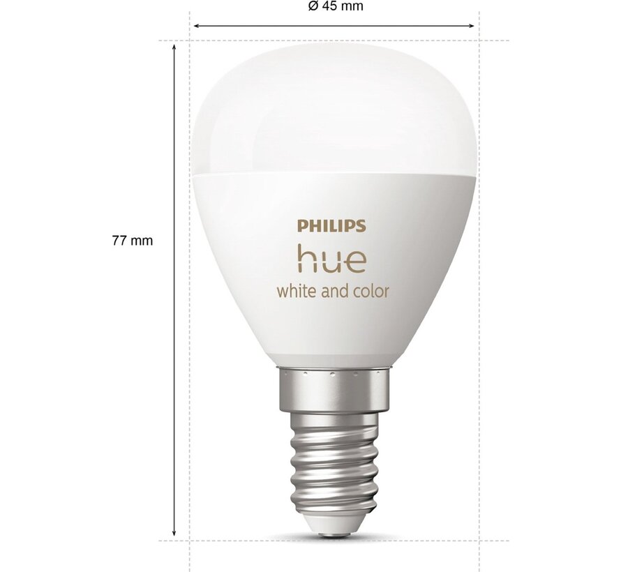Philips Hue White & Color Ambiance Luster Kogellamp E14