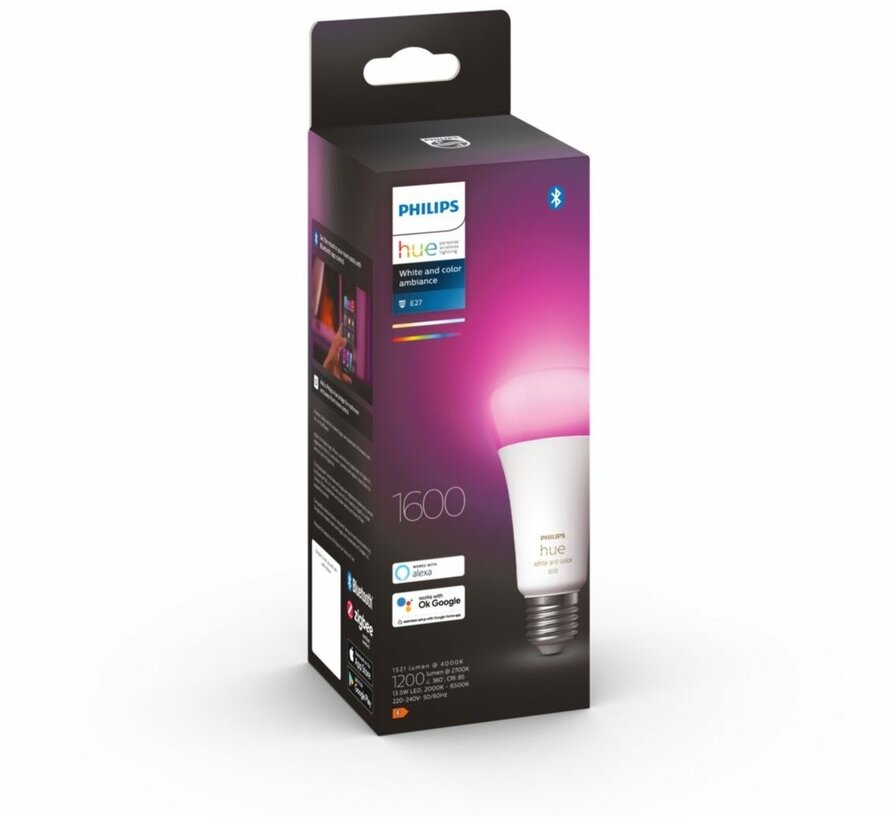 Philips Hue White and Color E27 1600lm Losse lamp
