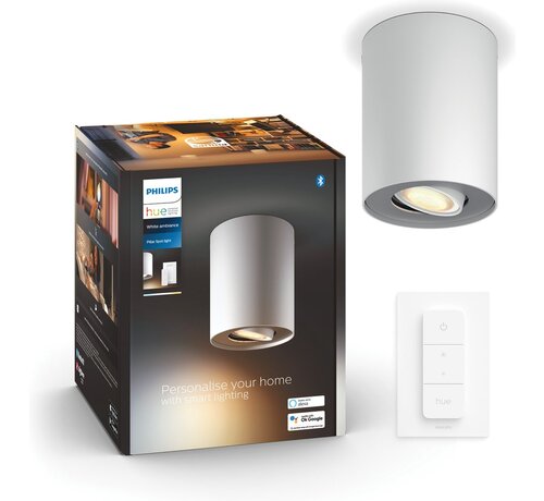 Philips Hue White ambiance Pillar 1-lichts spotbalk Wit (inclusief dimmer)