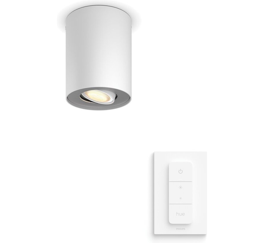 Philips Hue White ambiance Pillar 1-lichts spotbalk Wit (inclusief dimmer)
