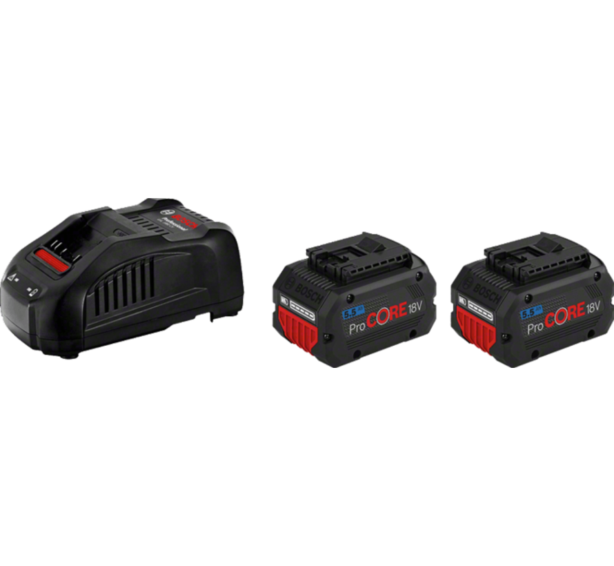 Bosch ProCORE18V Starterset (2x 5,5Ah)