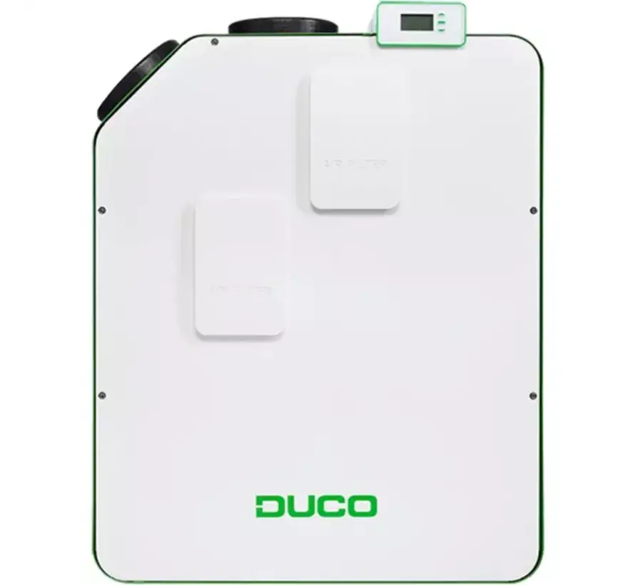Duco WTW DucoBox Energy 325 1ZH - 1 zone sturing met heater - links - 325 m³/h