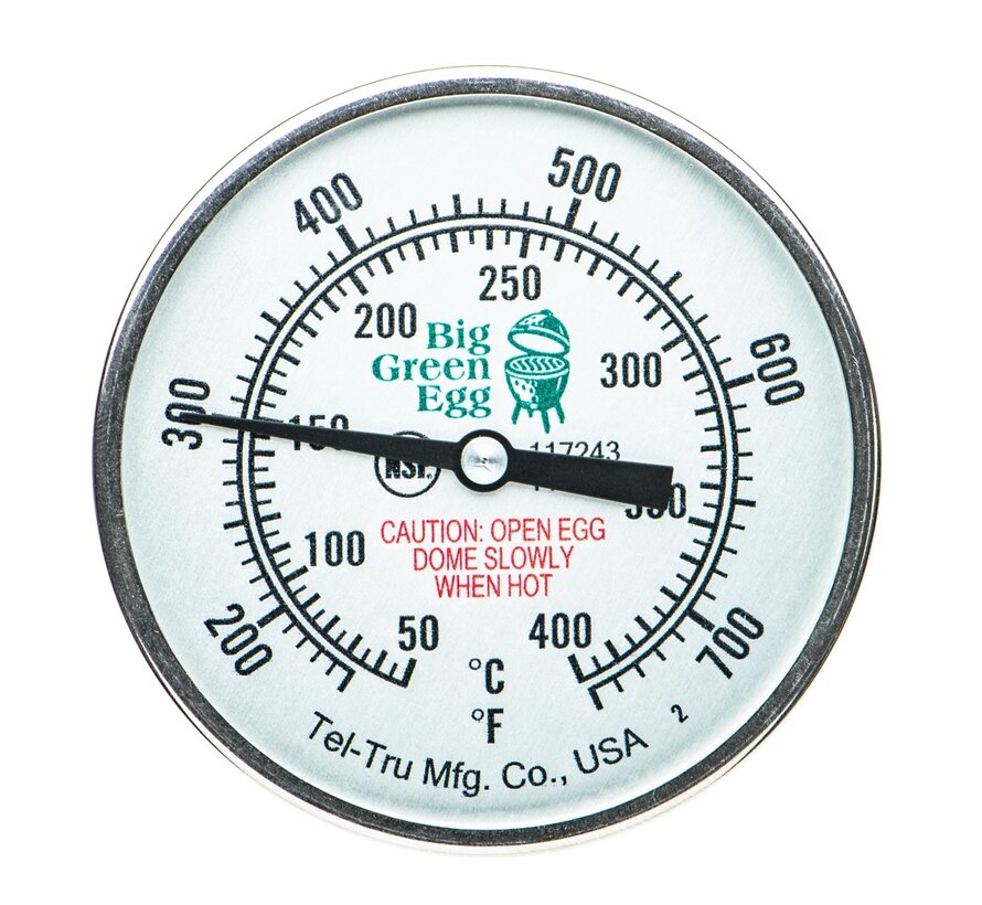 Big Green Egg Dome Thermometer 2XL, XL En L