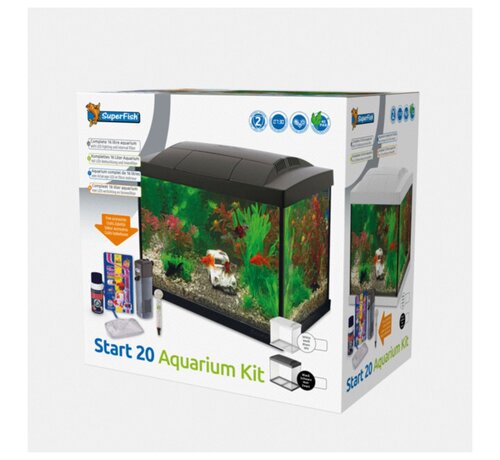 Superfish Aquarium Start 20 Goldfish Kit Led 16 l
