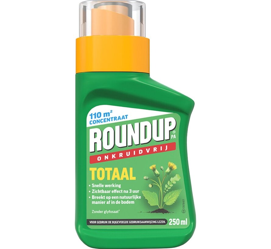 ROUNDUP Totaal Onkruidvrij Concentraat 250 ml