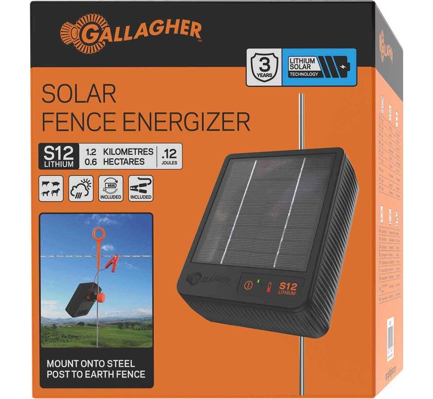 Gallagher Schrikdraadapparaat S12 Solar