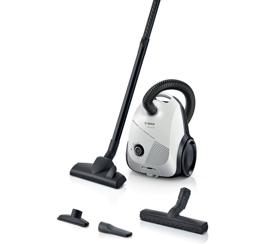 Bosch BGLS2WH1H Serie 2 Stofzuiger met zak 600 Watt Wit