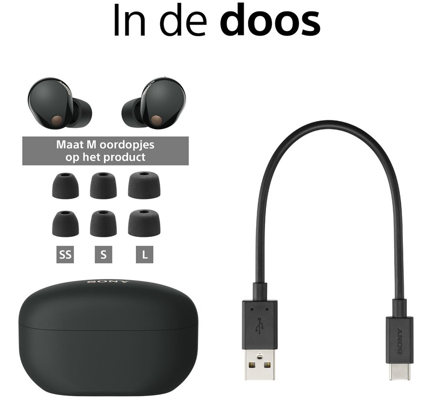 SONY WF-1000XM5 Zwart