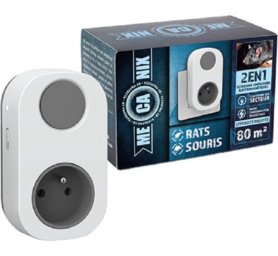 Mecanix Ultrasoon Rat & Muis 80m2 - 240V