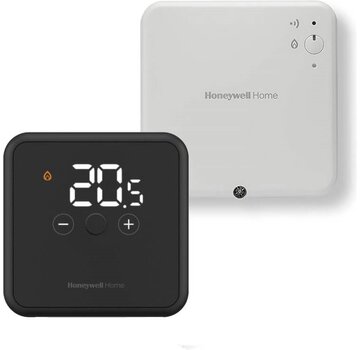 Honeywell Home DT4R ruimtethermostaat draadloos aan/uit zwart