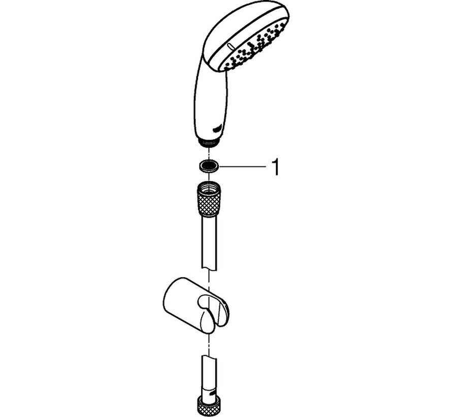 Grohe QuickFix Vitalio Start 100 badset chroom