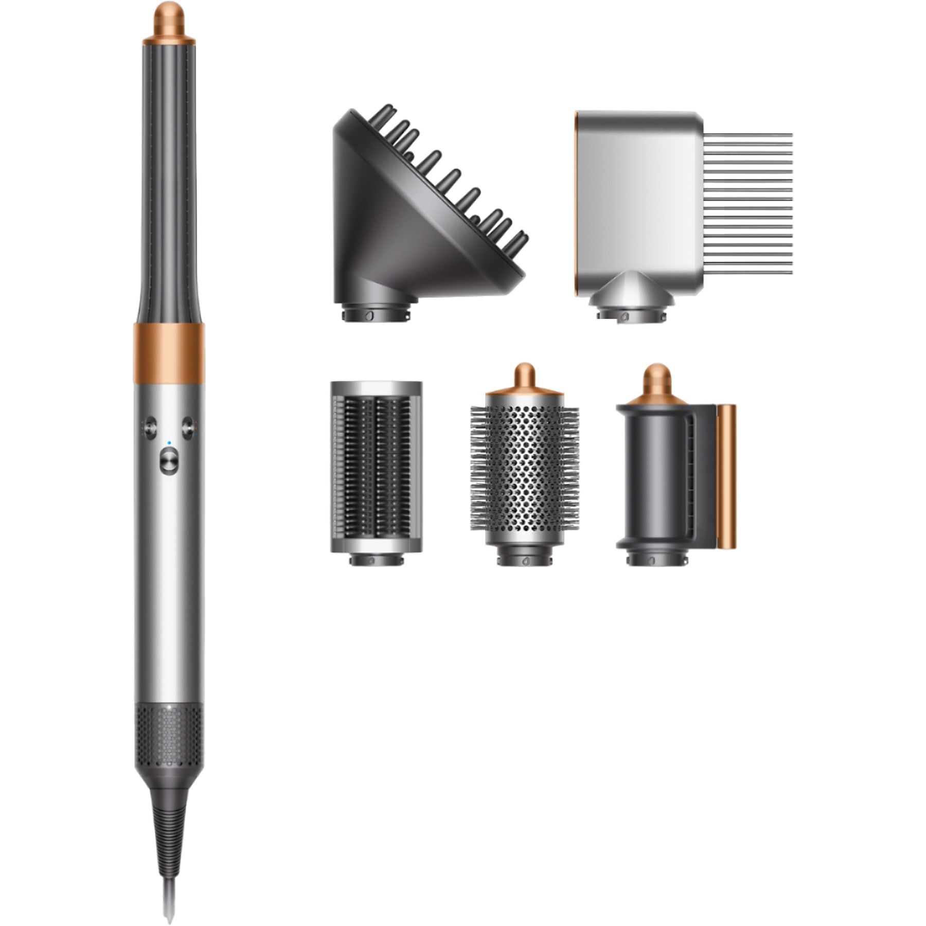 Dyson Airwrap Complete Long Diffuse Nikkel/Koper - Pcman