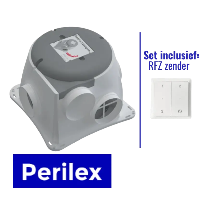 Zehnder Comfofan Silent (Perilex) + RFZ zender