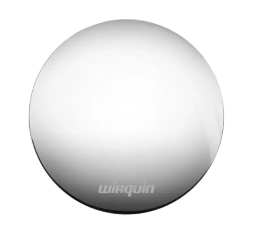 Wirquin afvoerplug 73-92mm met clickwaste en overloop chroom