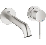 Grohe Essence - 2-gats wastafelkraan M, supersteel 19408DC1