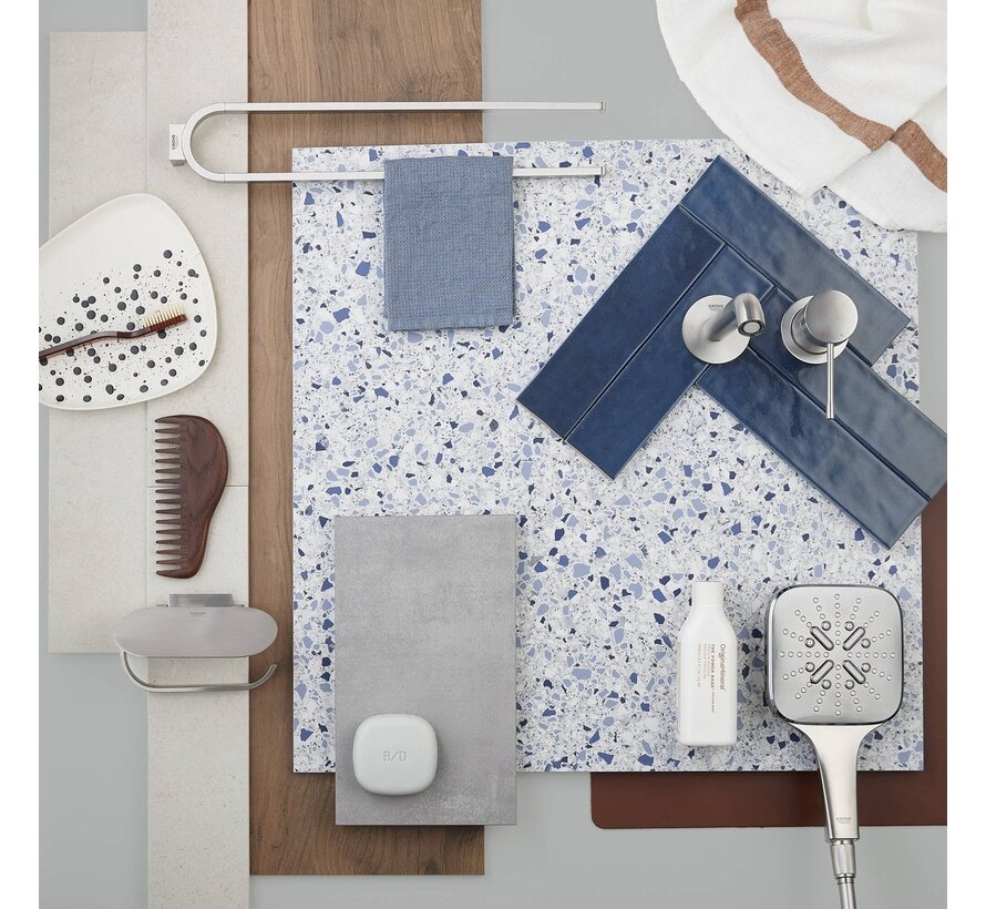 Grohe Essence - 2-gats wastafelkraan M, supersteel 19408DC1