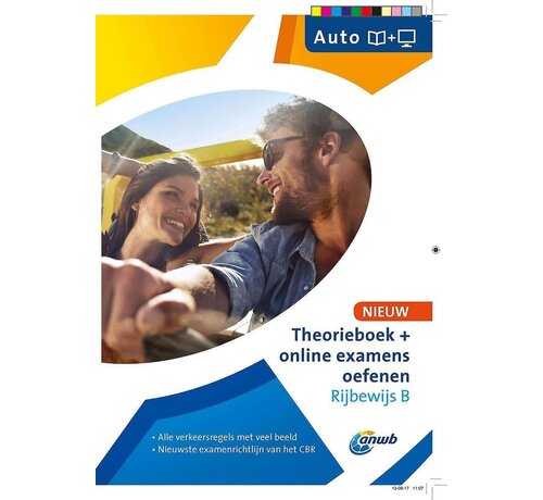 ANWB Rijopleiding - Theorieboek Rijbewijs-B + online examens oefenen